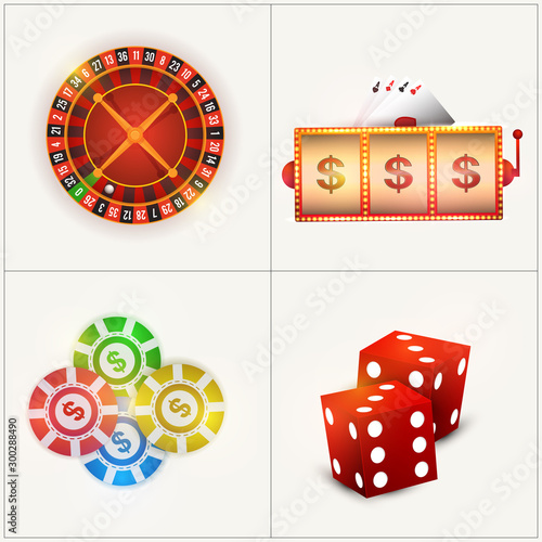 Set of Casino objects.