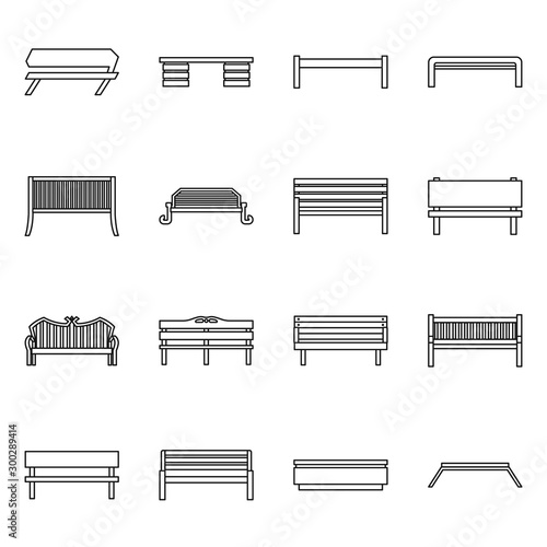 Isolated object of equipment and chair icon. Set of equipment and street stock vector illustration.