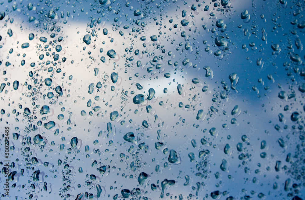Wassertropfen auf Glas 2 Wassertropfen auf Glas 2