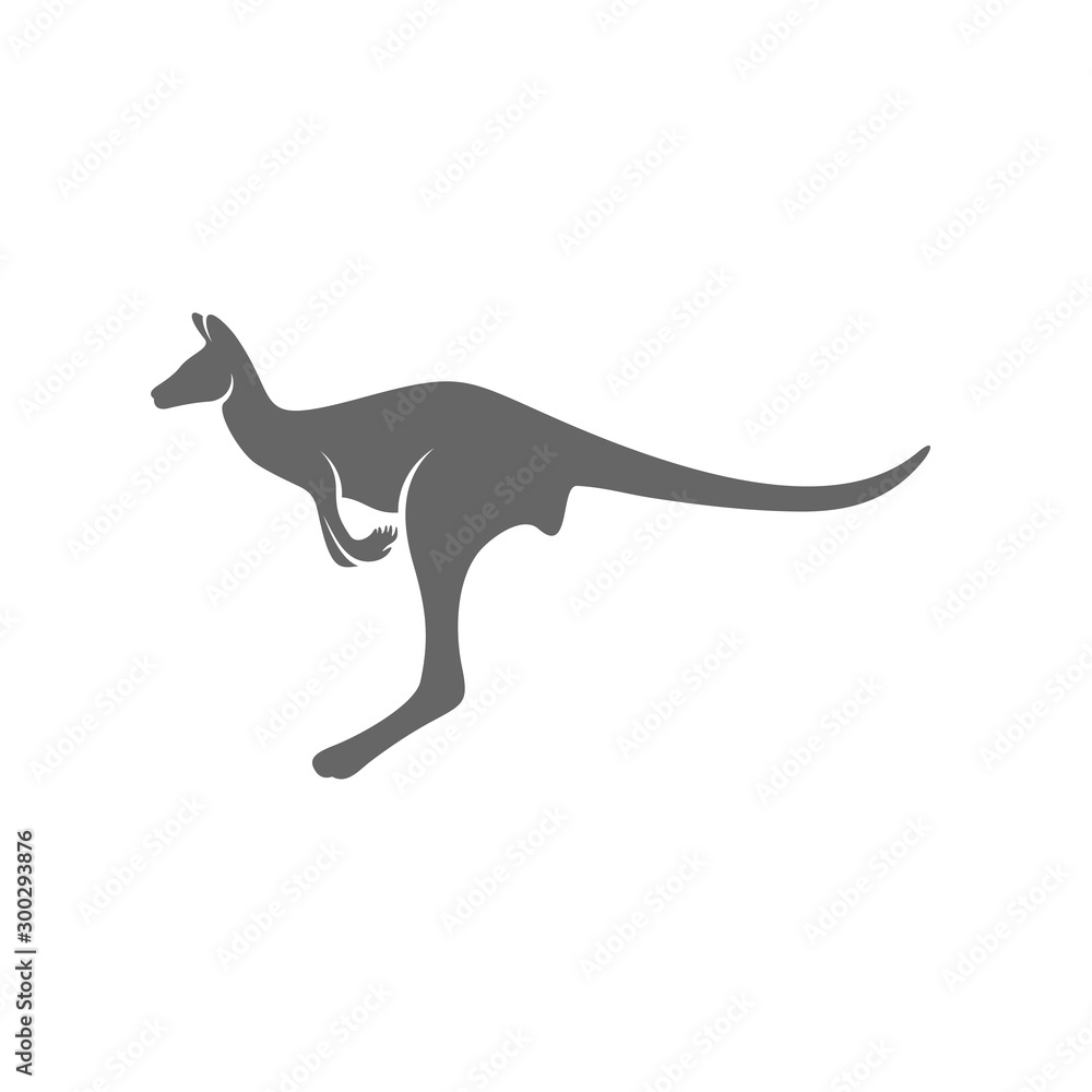 Kangaroo Logo Design Vector. Kangaroo logo Template