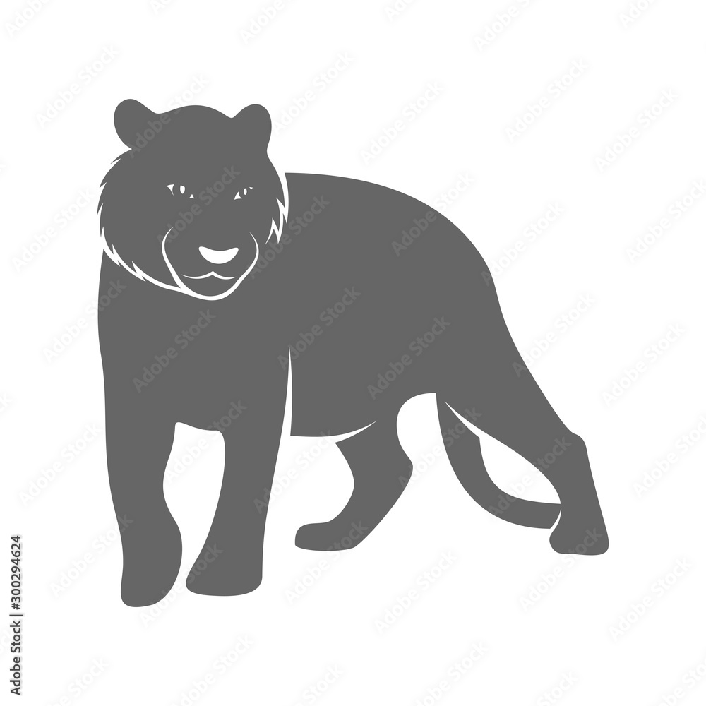 Obraz premium Tiger Logo Design Vector. Tiger logo Template