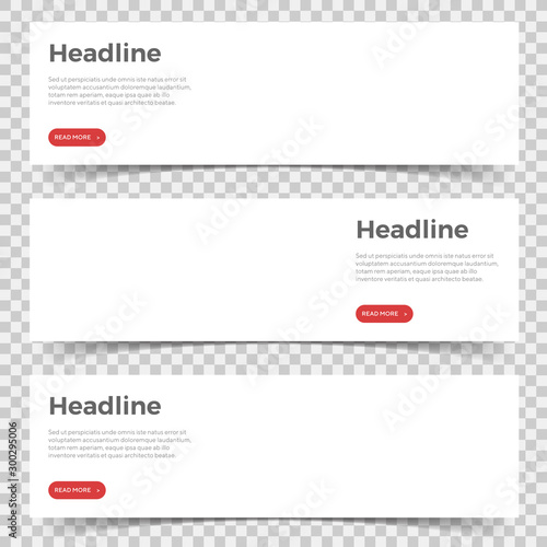 Horizontal Mockup Banners