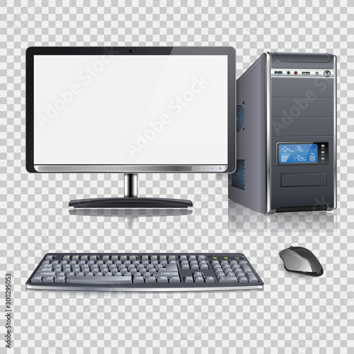 High Detailed Modern Computer