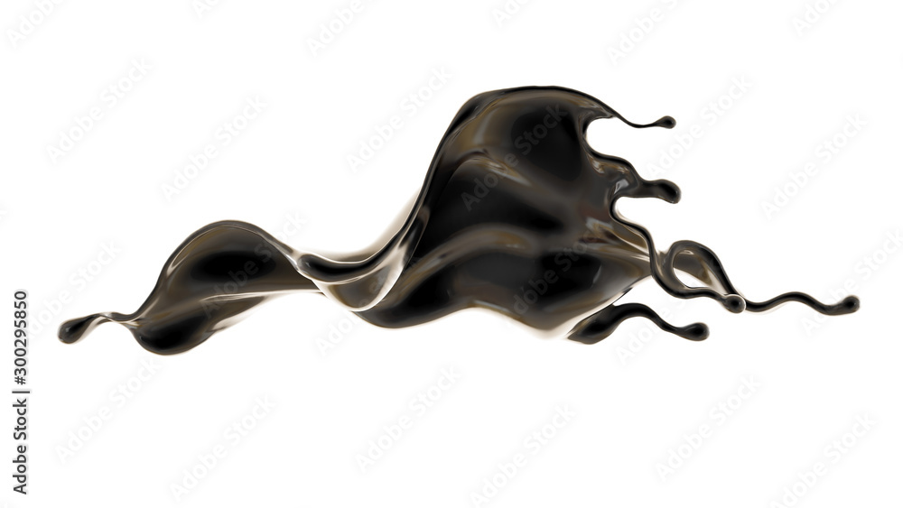 Splash fluid. 3d illustration, 3d rendering. Splash fluid. 3d illustration, 3d rendering.
