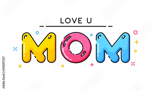 Greeting Card for Mother's Day celebration.
