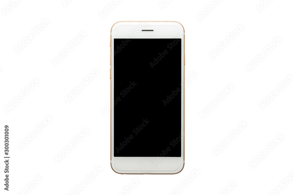 Smart phone isolated on white background with clipping path Smart phone isolated on white background with clipping path