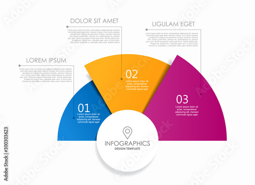 Infographic design template with place for your data. Vector illustration.