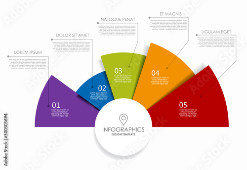 Infographic design template with place for your data. Vector illustration.