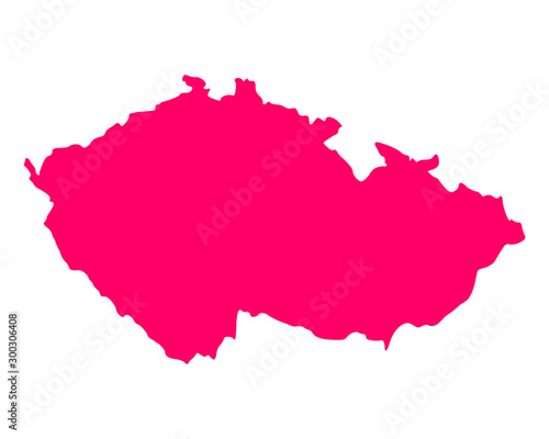 Karte von Tschechien