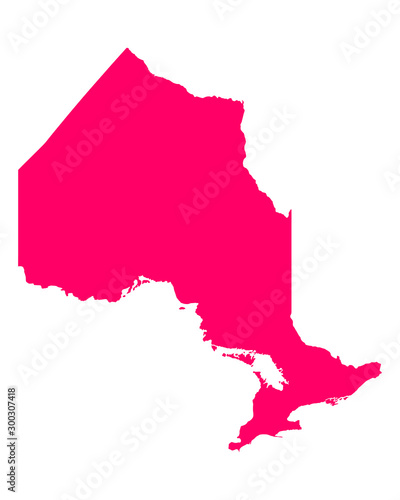 Karte von Ontario