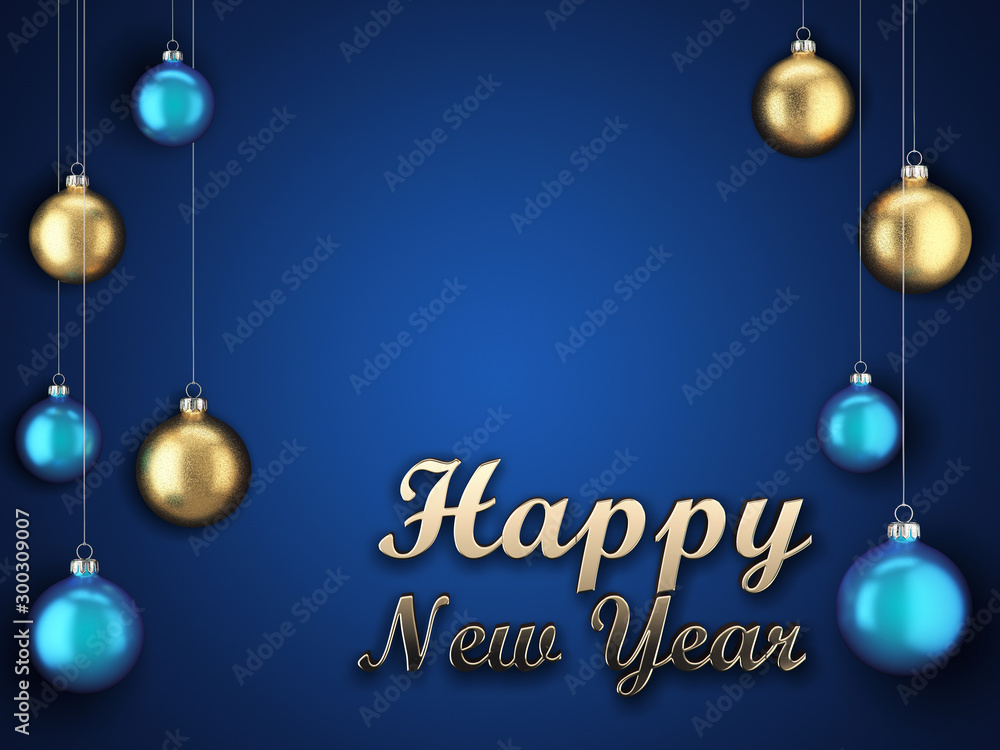 3D Rendering Christmas Card 3D Rendering Christmas Card