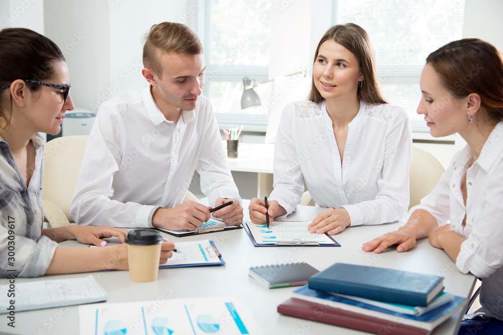 Group of business people at a meeting Group of business people at a meeting