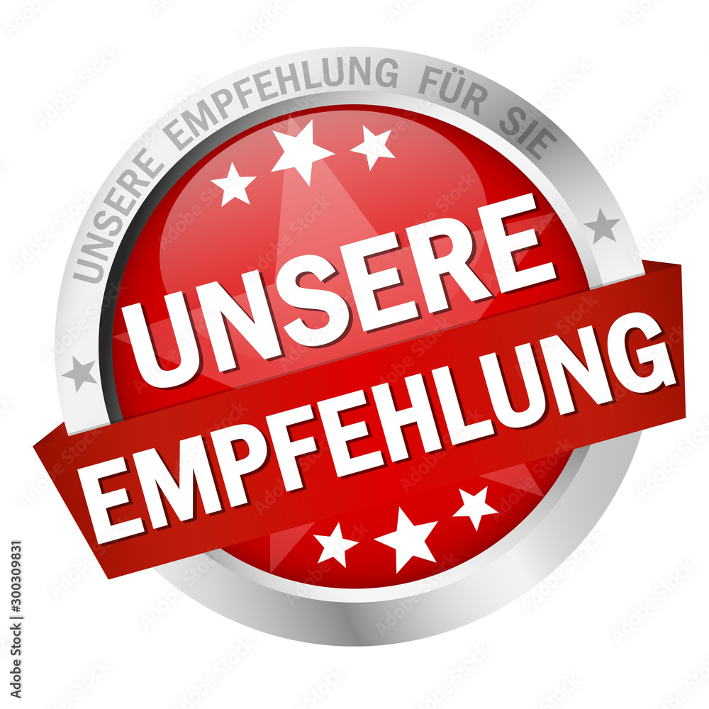 Button with Banner our recommendation (in german) Button with Banner our recommendation (in german)