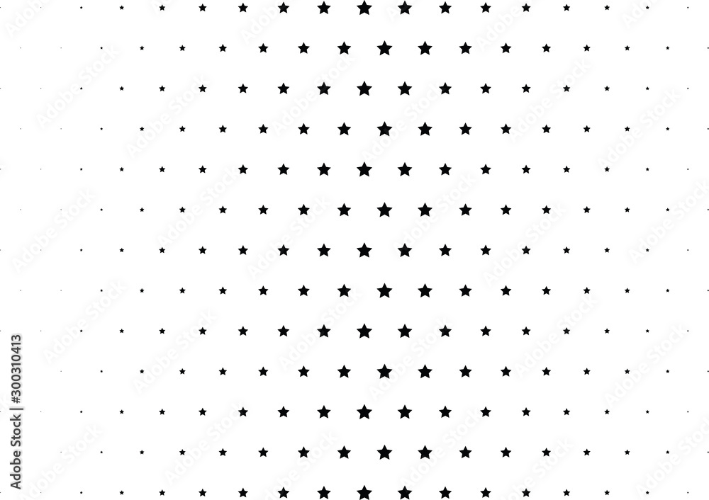 Abstract halftone dotted background. Monochrome futuristic grunge pattern, stars. Vector modern optical pop art texture for posters, site, postcard, cover, labels, vintage sticker, mock-up layout. Abstract halftone dotted background. Monochrome futuristic grunge pattern, stars. Vector modern optical pop art texture for posters, site, postcard, cover, labels, vintage sticker, mock-up layout.