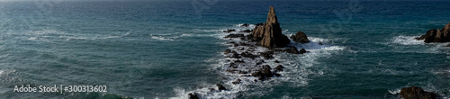 Panorámica del arrecife de las sirenas en el parque natural cabo de Gata, Almería © Antonio ciero