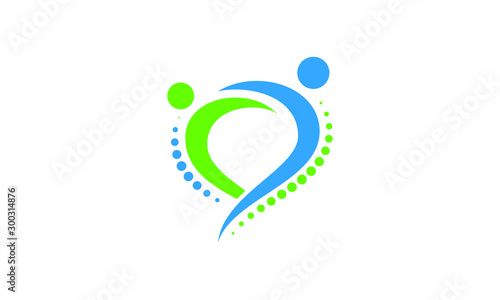 Creative Medical Chiropractic Concept Logo Design Template, chiropractic logo spine spinal care, Chiropractic, massage, back pain and osteopathy icon,