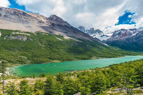 Fototapeta Naklejka Na Ścianę i Meble -  Lagunas Madre e hija lake in Los Glaciares National park in Argentina