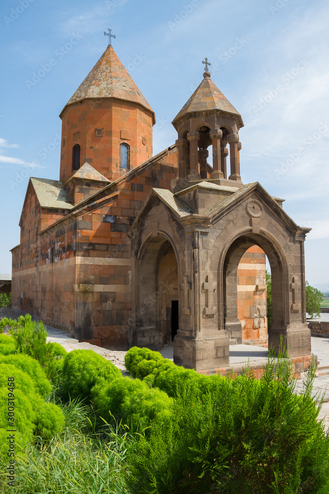 Ancient beautiful Armenian church Khor Virap, Armenia.