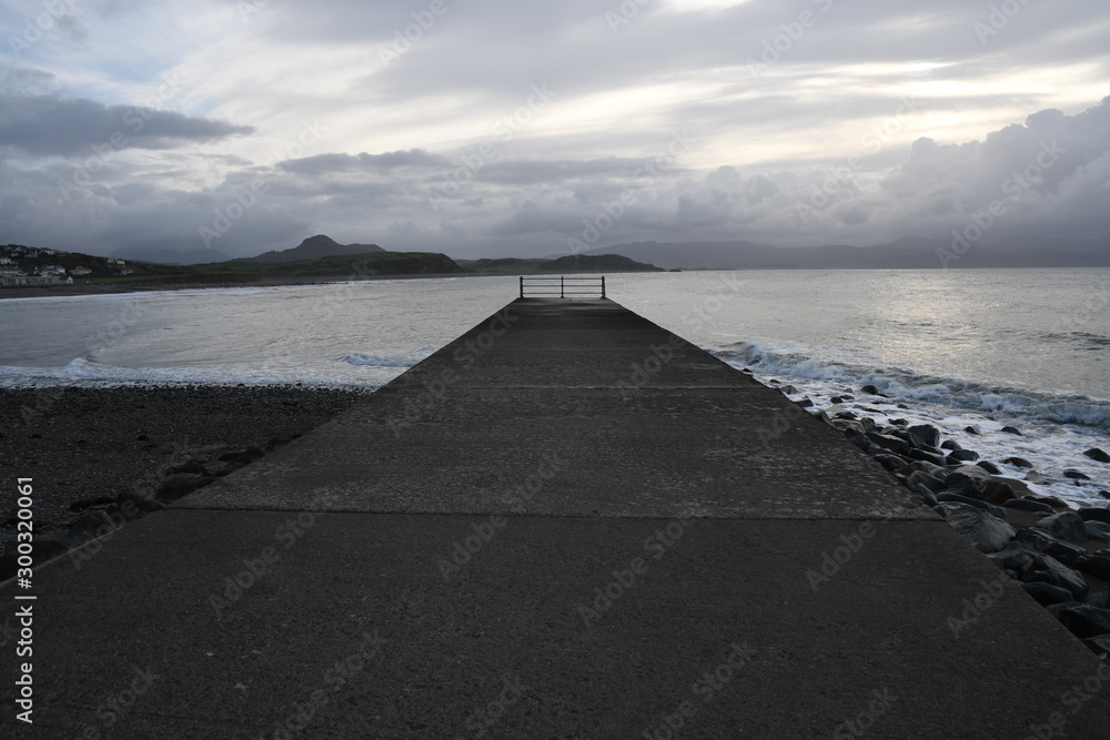 Jetty at Criccieth nort Wales