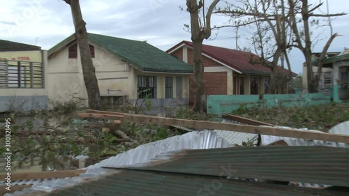 Wallpaper Mural School Heavily Damaged By Powerful Hurricane Wind - Megi Torontodigital.ca