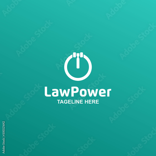Law Power Logo Design Awesome Inspiration