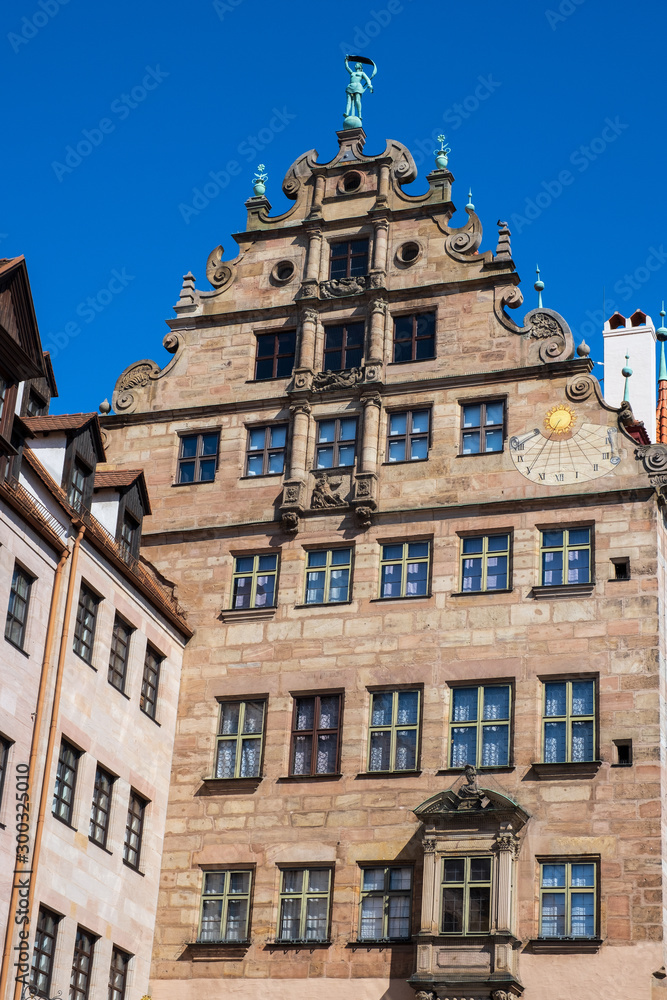 Fassade des Stadtmuseums von Nürnberg/Deutschland