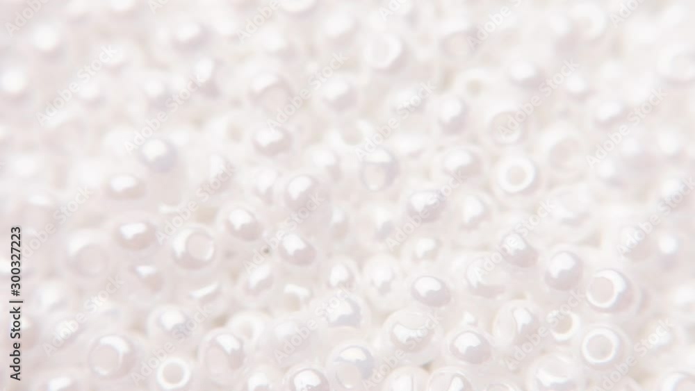 White jewelry beads with one hole. White jewelry beads with one hole.