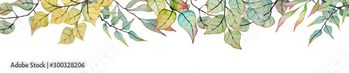 Obraz na płótnie jesień natura sztuka roślina drzewa
