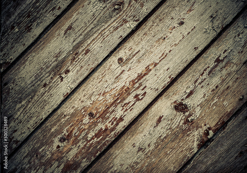 vintage wooden texture closeup with red paint over surface