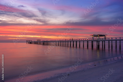 sunset on beach © Tum