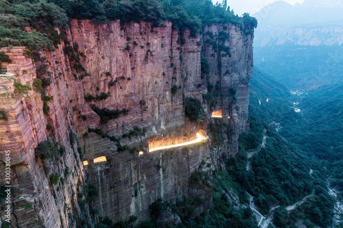 Guoliang village,He Nan, China