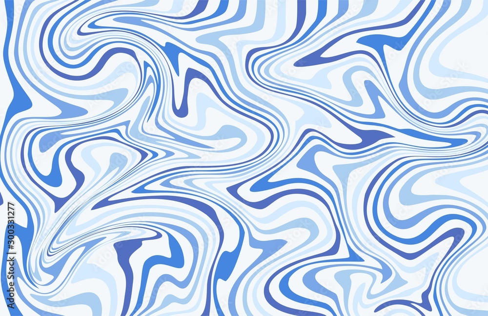 Abstract Blue Marble Texture Design Effect Vector Background Stock
