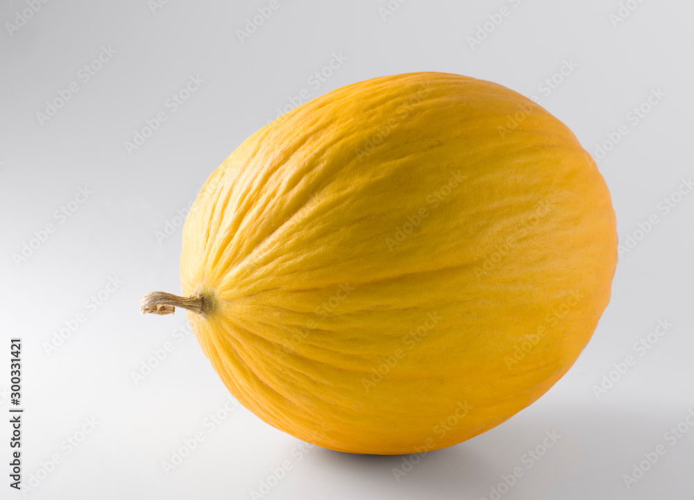 yellow melon isolated on white background yellow melon isolated on white background