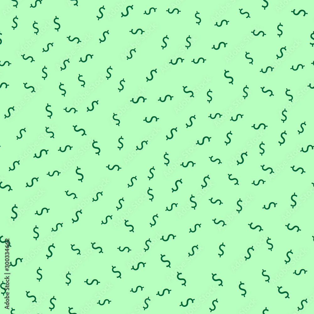 Seamless pattern with dollar sign. Dollar seamless pattern. Vector Illustration Seamless pattern with dollar sign. Dollar seamless pattern. Vector Illustration