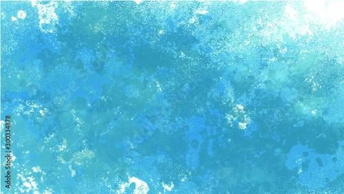 Blue watercolor background for your design, watercolor background concept, vector.