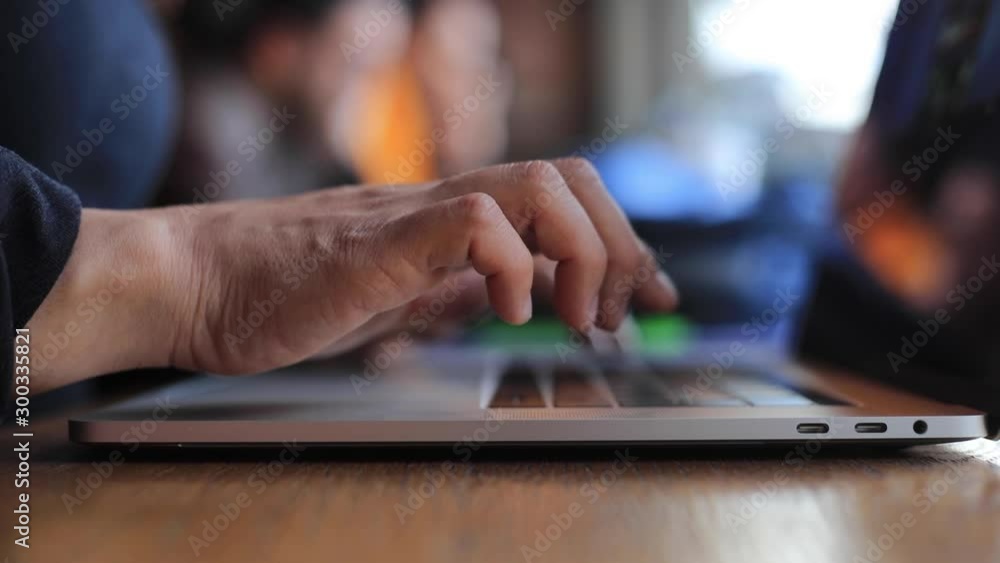 Hands typing on keyboard Hands typing on keyboard