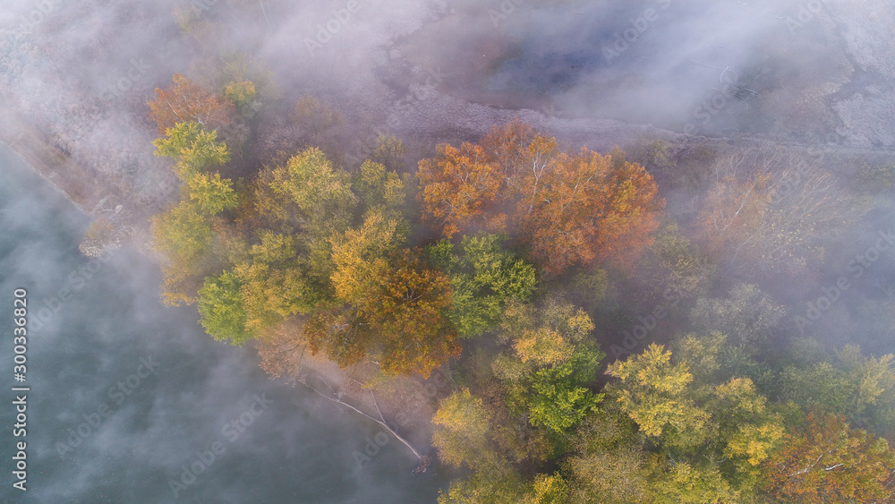Fototapeta premium Fog on Water