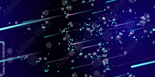 Fast Effect. Motion Neon. Seamless Pattern. Glitch