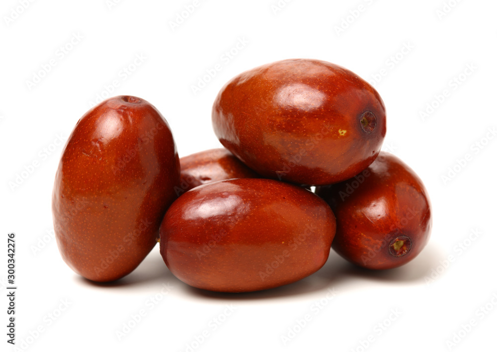 jujube or chinese date on white background jujube or chinese date on white background