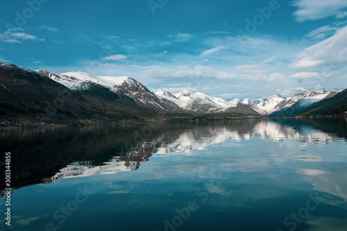 Sunny day at Beautiful Norway With calm and reflective waters  © 365 Solo Traveler