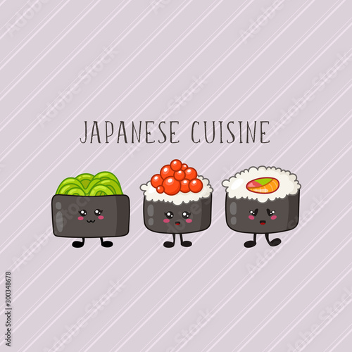 kawaii sushi set 