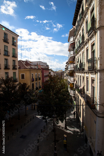 vista de la calle Ave María en el barrio de Lavapies photo