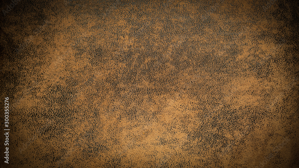 old brown dark rustic leather - background banner  - obrazy, fototapety, plakaty 