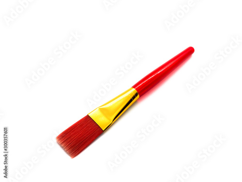 Brush for painting isolated on a white background. Brush for painting. Painting. Artist brush