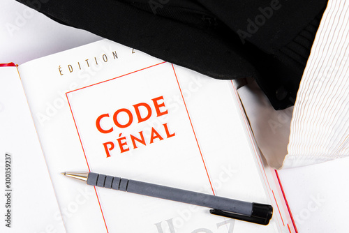 Obraz na płótnie justice, code penal