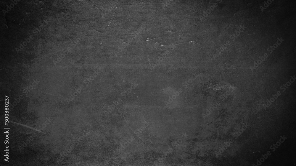 Naklejka premium old black grey dark rustic leather texture - background banner