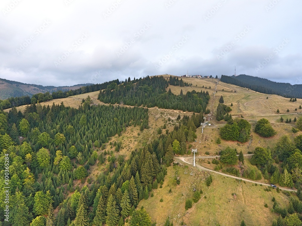 Obraz premium Amazingly beautiful Romania. Drone footage.