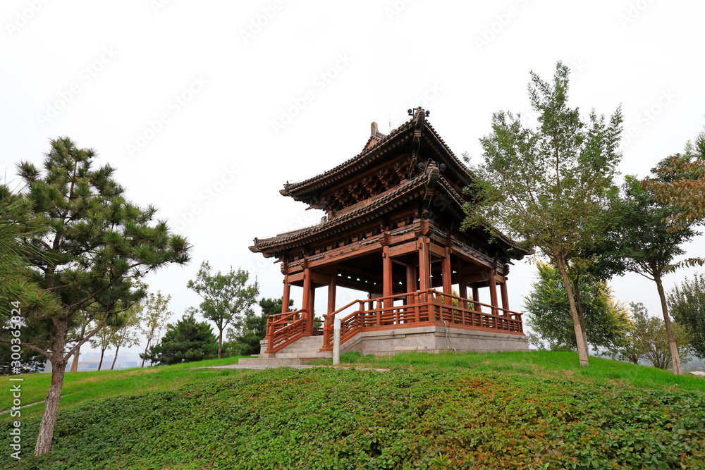 Chinese classical architecture in the park Chinese classical architecture in the park