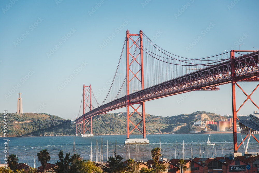 Ponte 25 de abril in Lisbon, Portugal