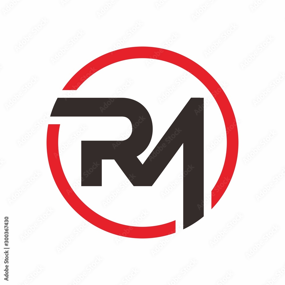 RM logo initial letter design template vector illustration RM logo initial letter design template vector illustration